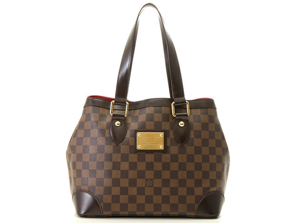 LOUIS VUITTON Handbag Hampstead Damier Ebene Brown